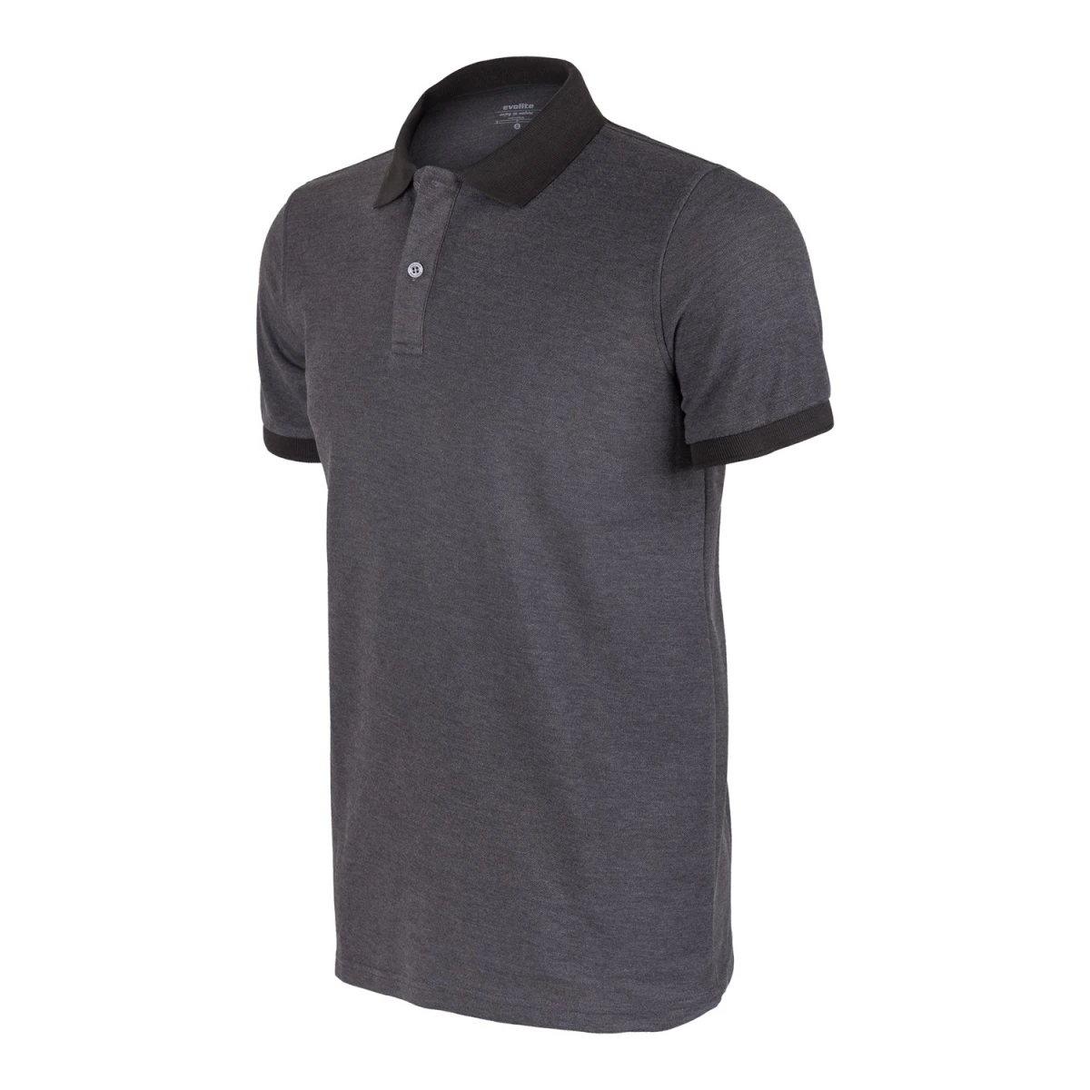 Evolite DeepRaw Bay Polo T-Shirt - Antrasit - S