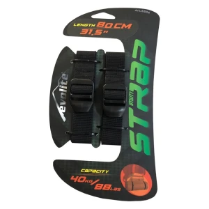 Evolite Straps Sıkıştırma Perlonu 0.80 cm - Siyah