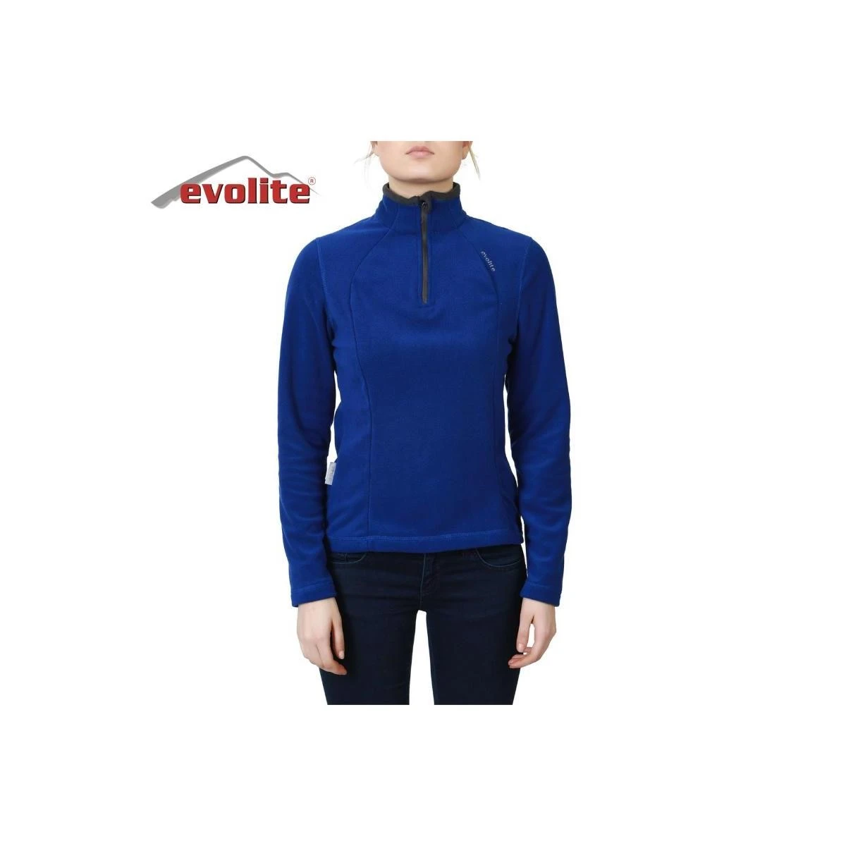 Evolite Fuga Bayan Mikro Polar Sweater - Mavi - XS
