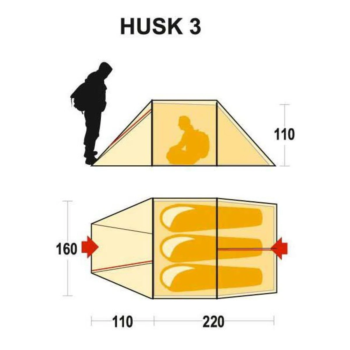 FERRINO Husk 3 Çadır