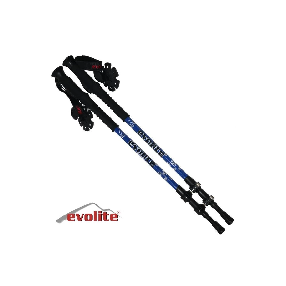 Evolite Speed-Lock Dıştan Kilitli Trekking Batonu - Turuncu