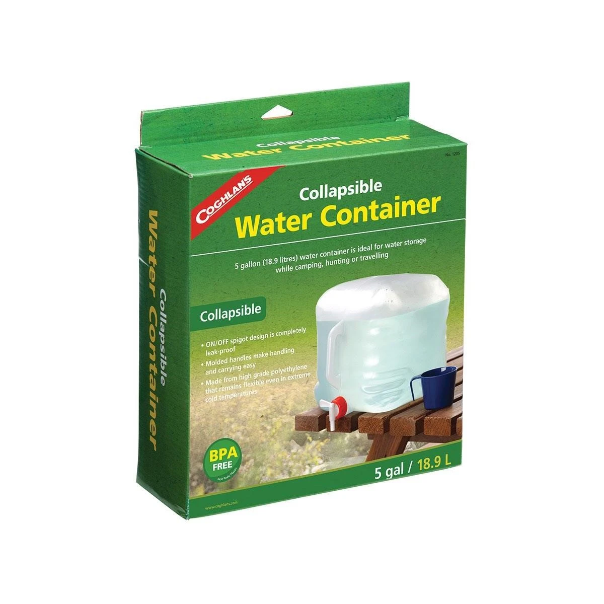 COGHLAN'S Collapsible Water Carrier (Katlanır Su Bidonu)