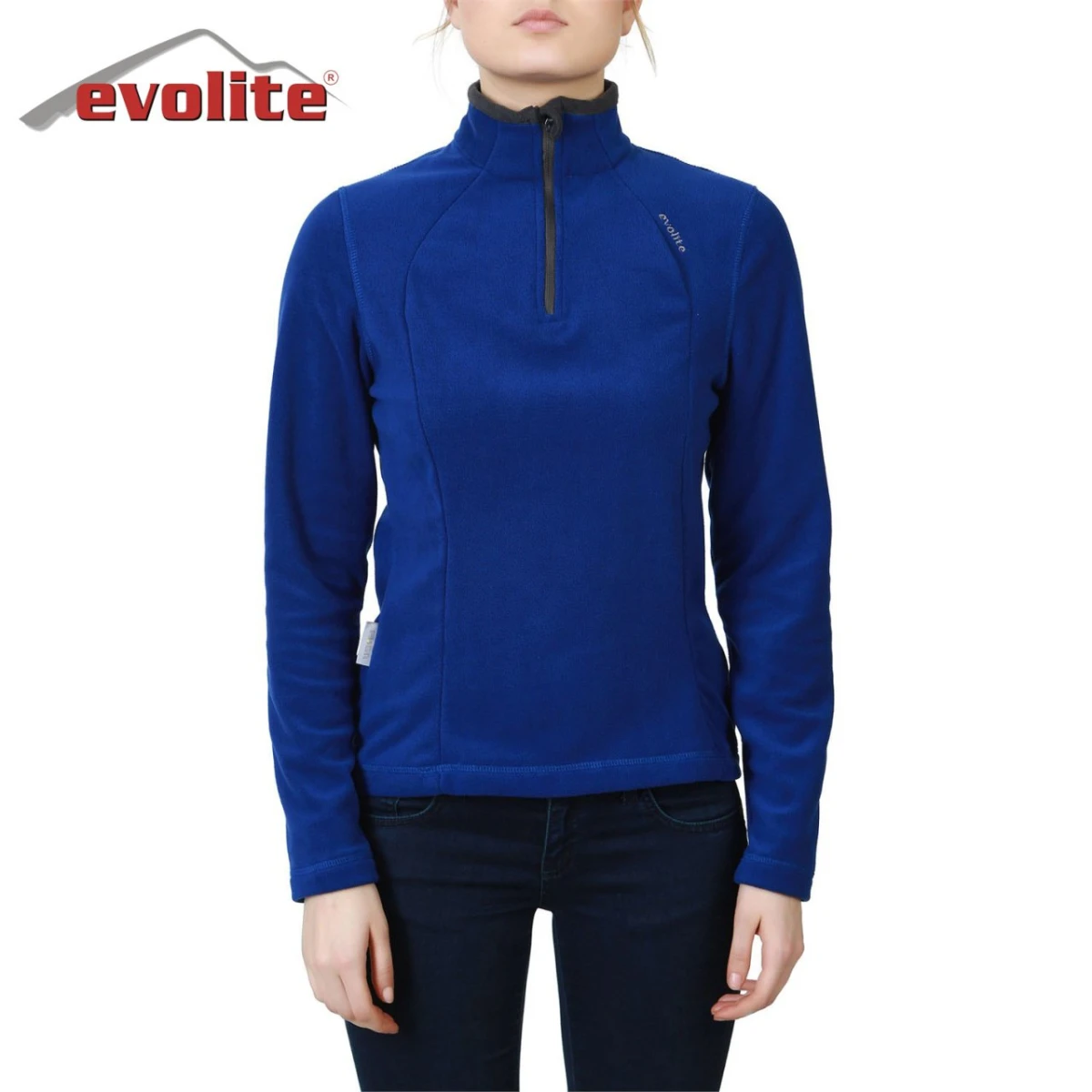 Evolite Fuga Bayan Mikro Polar Sweater - Mavi - XS