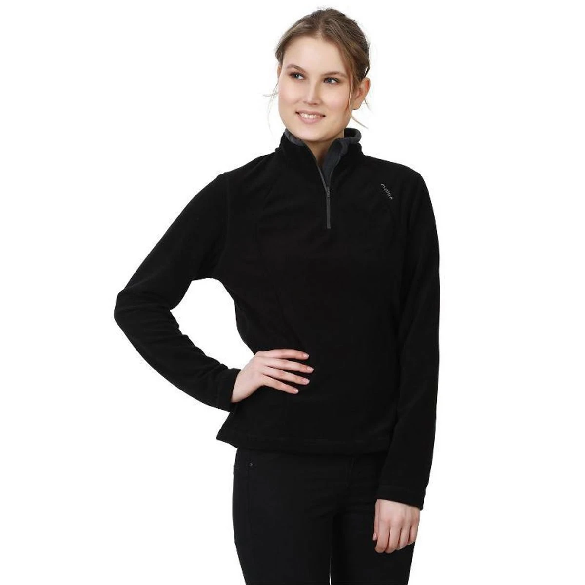 Evolite Fuga Bayan Mikro Polar Sweater - Siyah - L