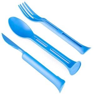 EVOLITE 3in1 Combo Spoon Fork Knife 29 Gr Kaşik Çatal Biçak Seti - Blue