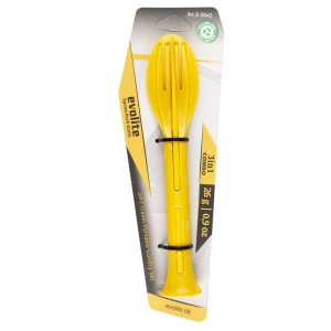 EVOLITE 3in1 Combo Spoon Fork Knife 29 Gr Kaşik Çatal Biçak Seti - Yellow