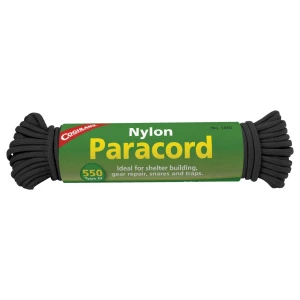 COGHLANS 15.25 Metre Paracord İp Siyah