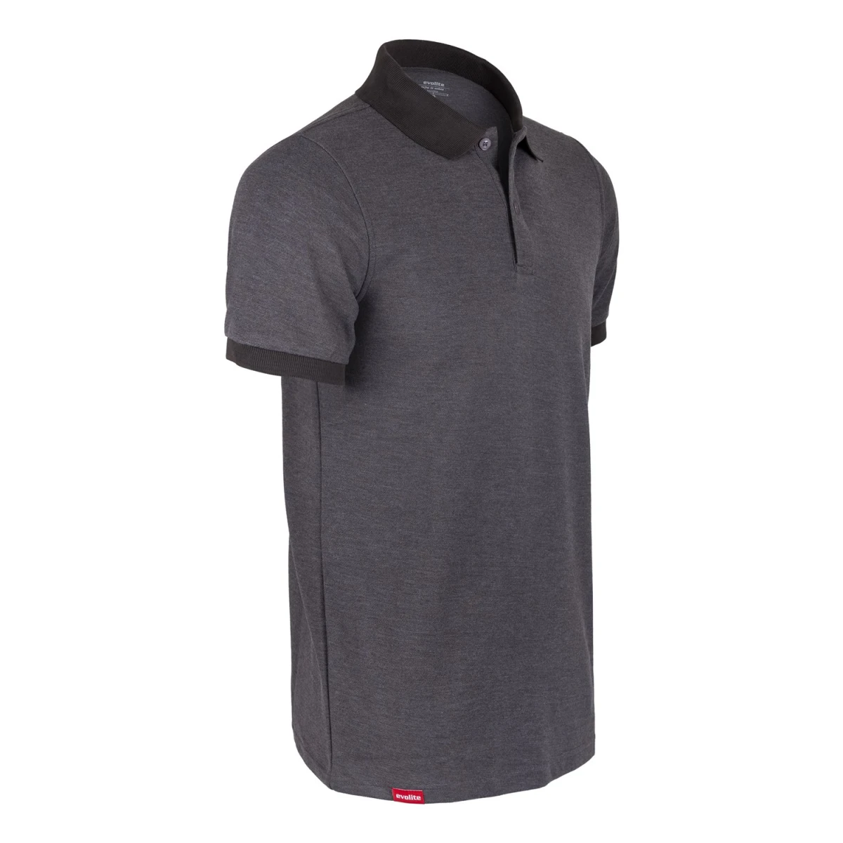 Evolite DeepRaw Bay Polo T-Shirt - Antrasit - S