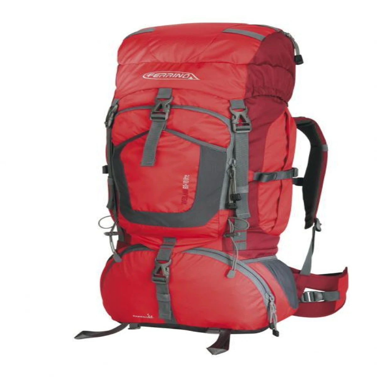 Ferrino Overland Lite 60+10 lt. - Kırmızı