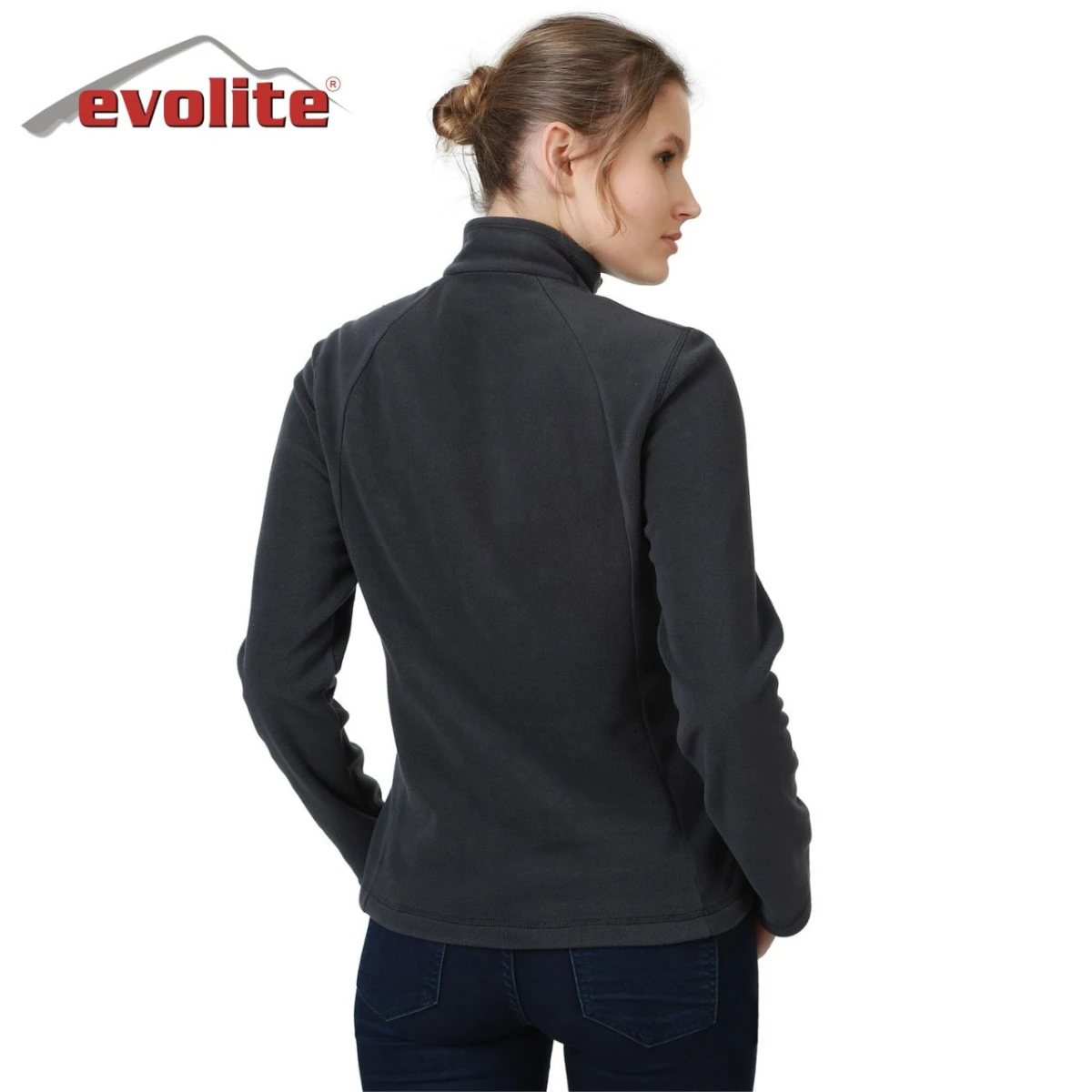 Evolite Fuga Bayan Mikro Polar Sweater - Gri - XS