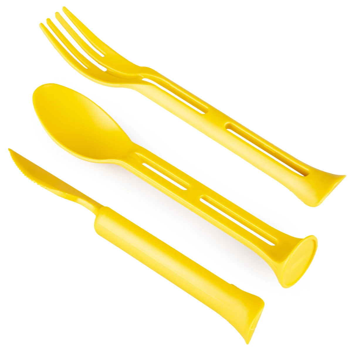 EVOLITE 3in1 Combo Spoon Fork Knife 29 Gr Kaşik Çatal Biçak Seti - Yellow