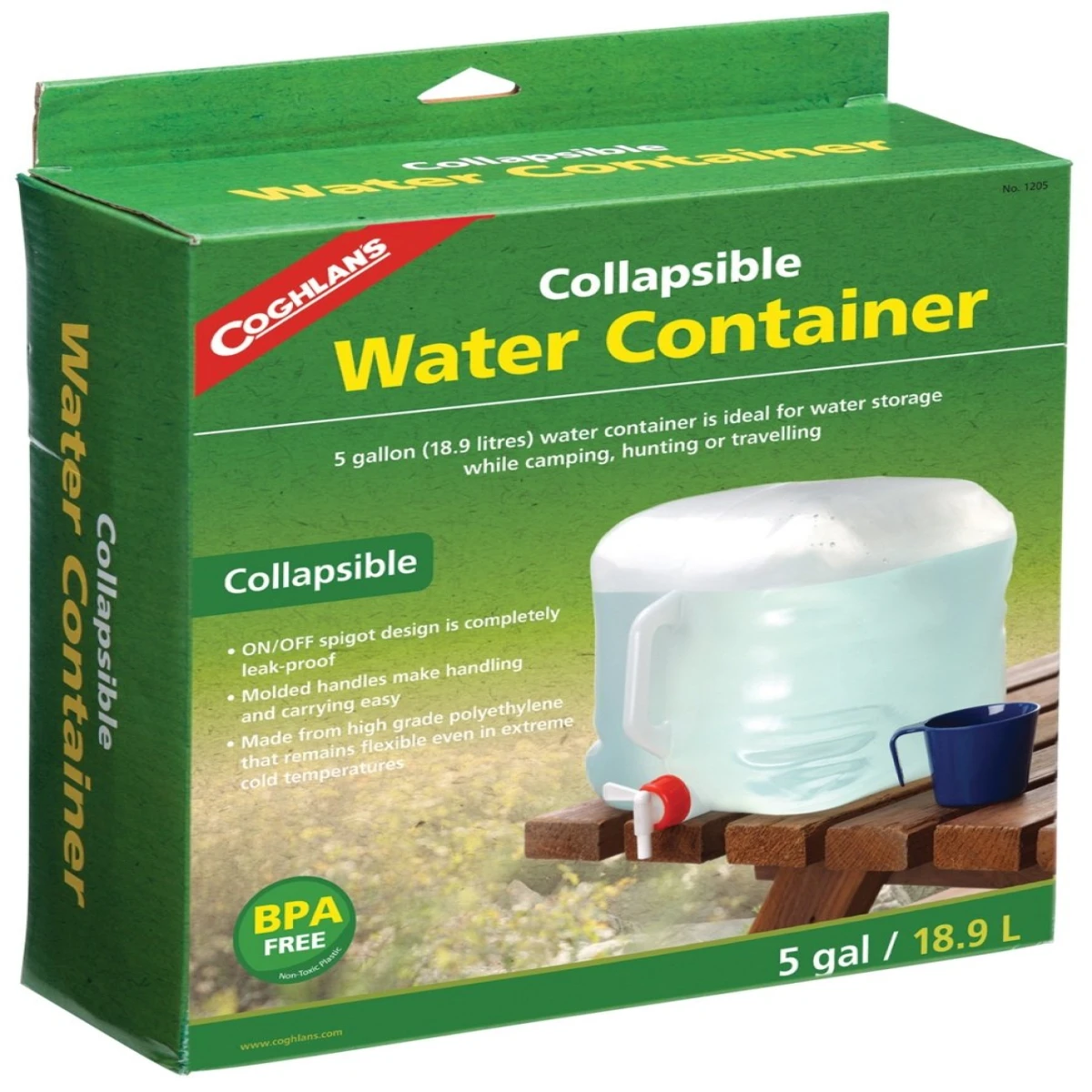 COGHLAN'S Collapsible Water Carrier (Katlanır Su Bidonu)