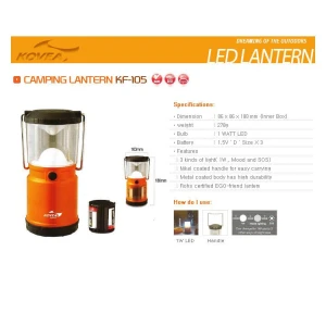 KOVEA Camping Lantern