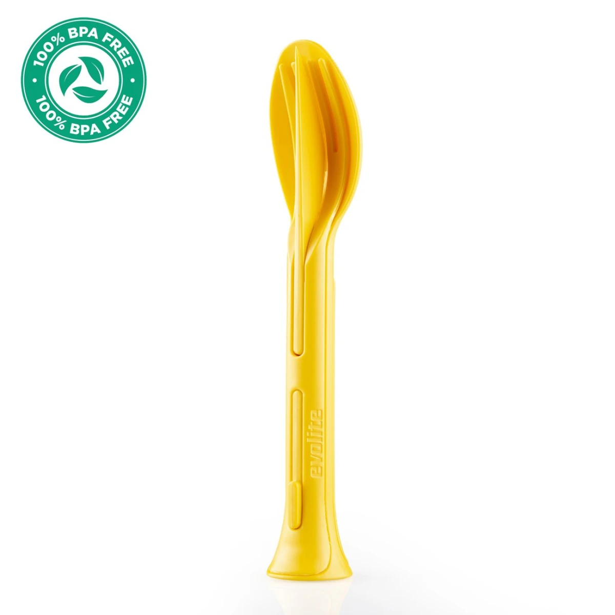 EVOLITE 3in1 Combo Spoon Fork Knife 29 Gr Kaşik Çatal Biçak Seti - Yellow