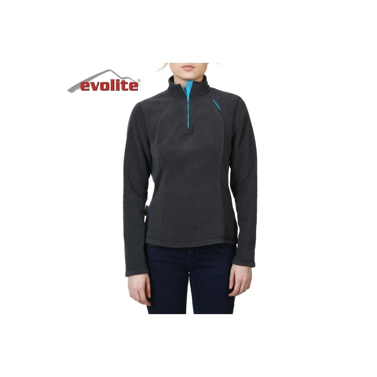 Evolite Fuga Bayan Mikro Polar Sweater - Gri - XS