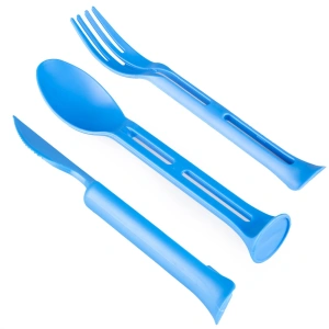 EVOLITE 3in1 Combo Spoon Fork Knife 29 Gr Kaşik Çatal Biçak Seti - Blue