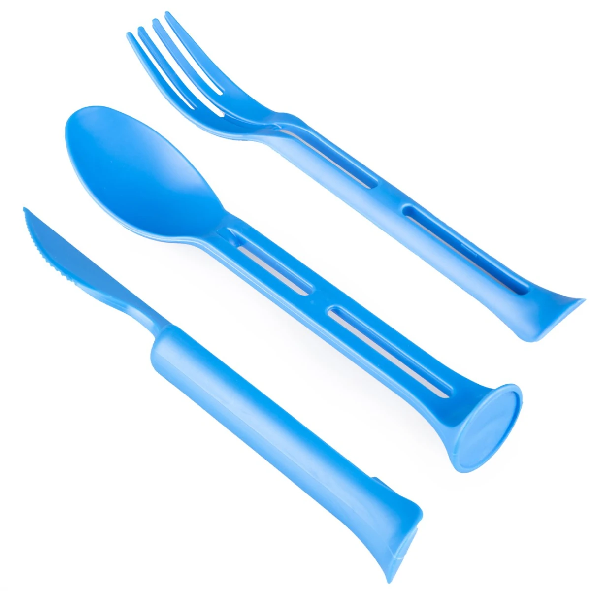EVOLITE 3in1 Combo Spoon Fork Knife 29 Gr Kaşik Çatal Biçak Seti - Blue