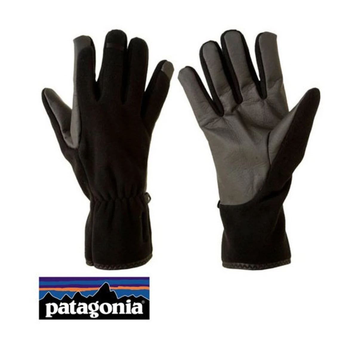Patagonia Windproof Eldiven - Siyah - XS