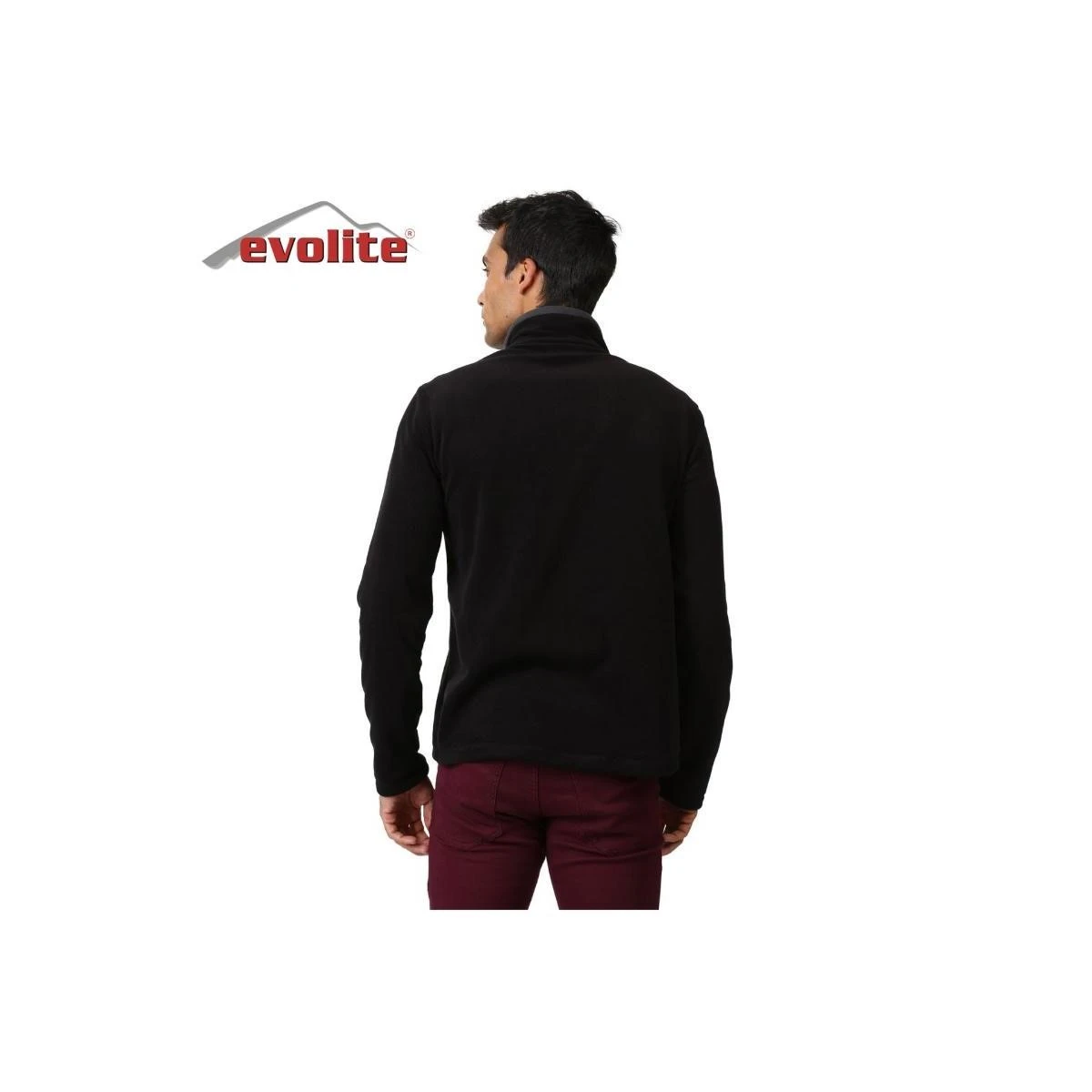Evolite Fuga Bay Mikro Polar Sweater - Siyah - M
