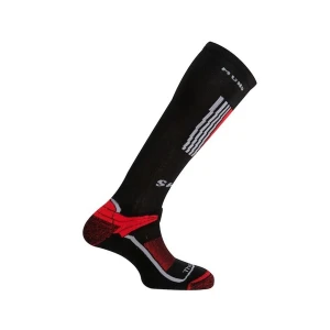 Mund Snowboard –22°C Kışlık Termal Kayak Çorabı - Kırmızı-Siyah - L-(41-45)