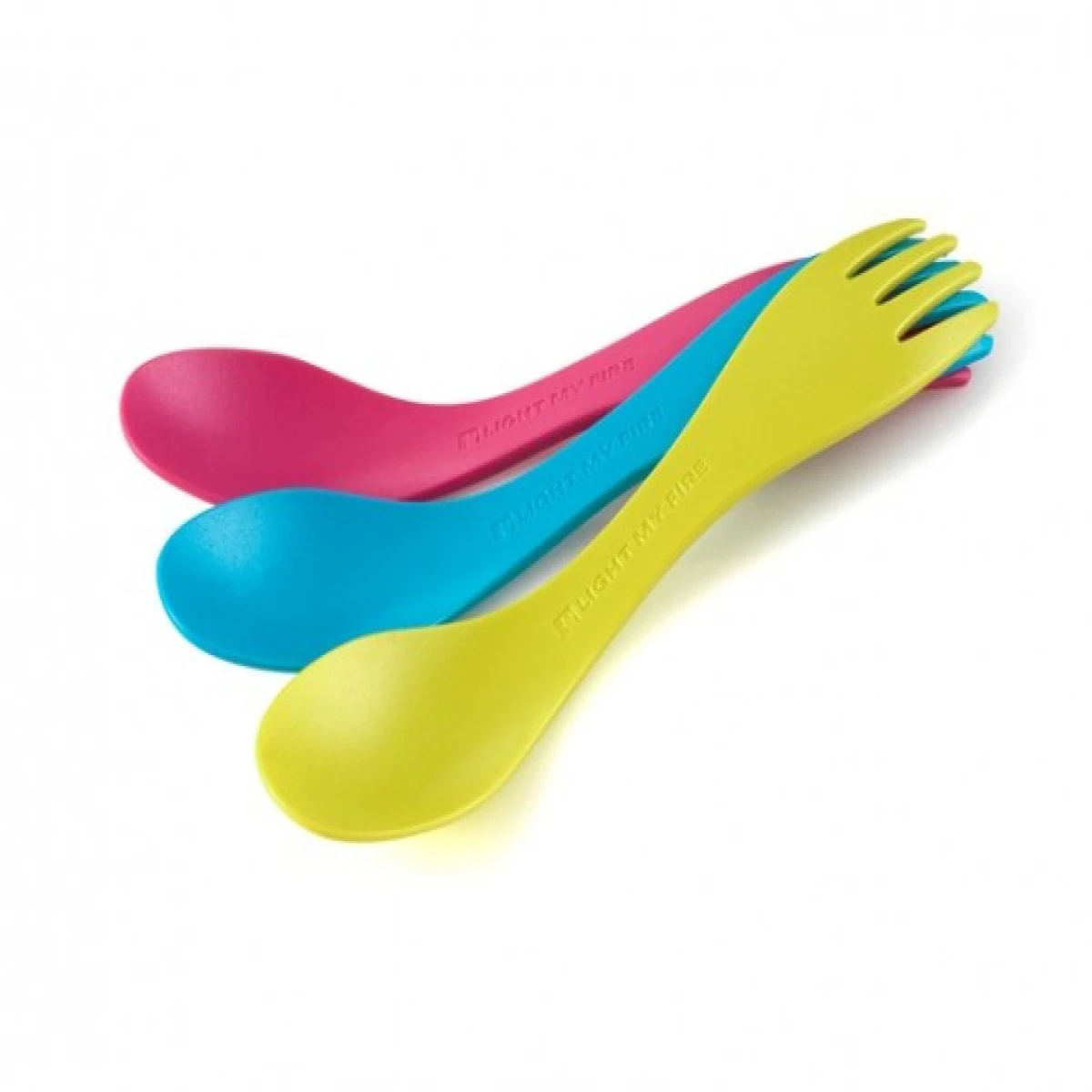 LIGHT MY FIRE Spork Little 3lü Küçük Kaşık-Çatal - Fuşya-Turuncu-Pembe