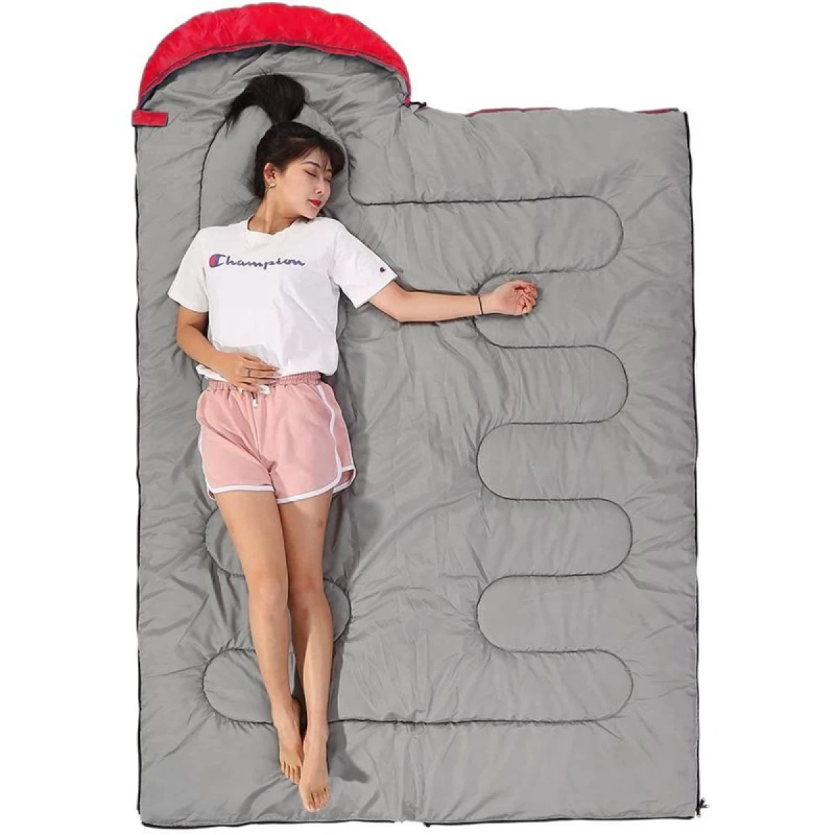 Evolite Camper Pro SQ Uyku Tulumu 0ºC - Kırmızı