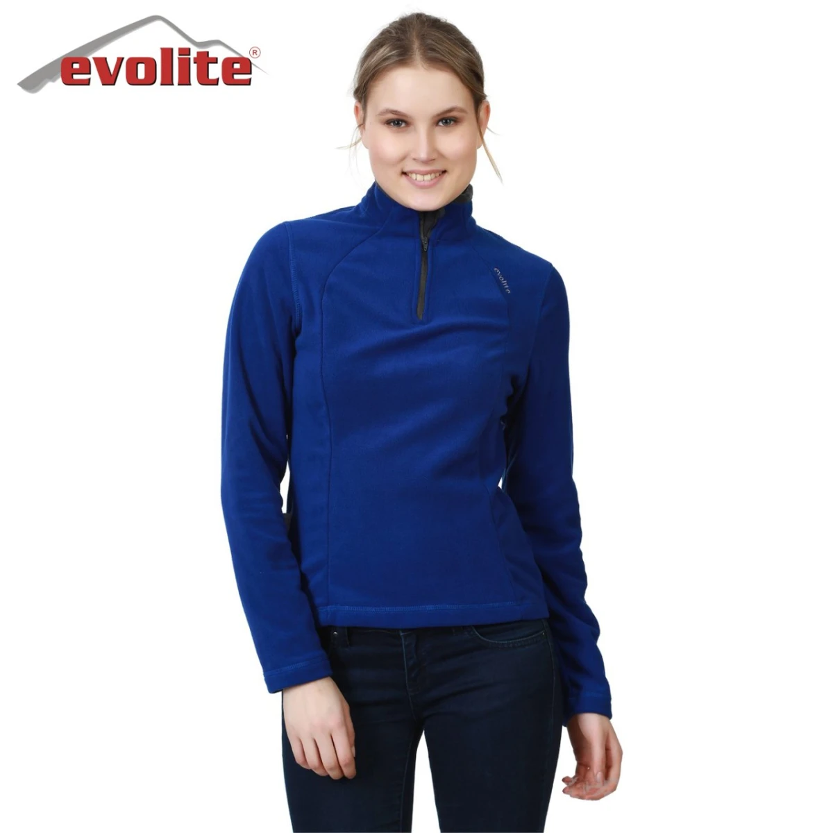 Evolite Fuga Bayan Mikro Polar Sweater - Mavi - XS