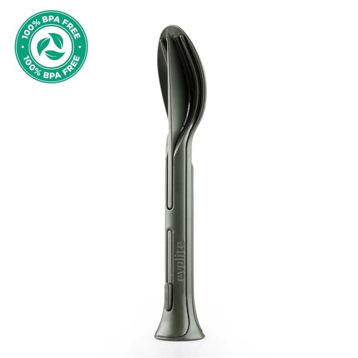 EVOLITE 3in1 Combo Spoon Fork Knife 29 Gr Kaşik Çatal Biçak Seti - Khaki