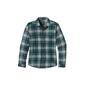 Patagonia Men's Long-Sleeved A/C® Steersman Shirt - Yeşil.Mavi - L