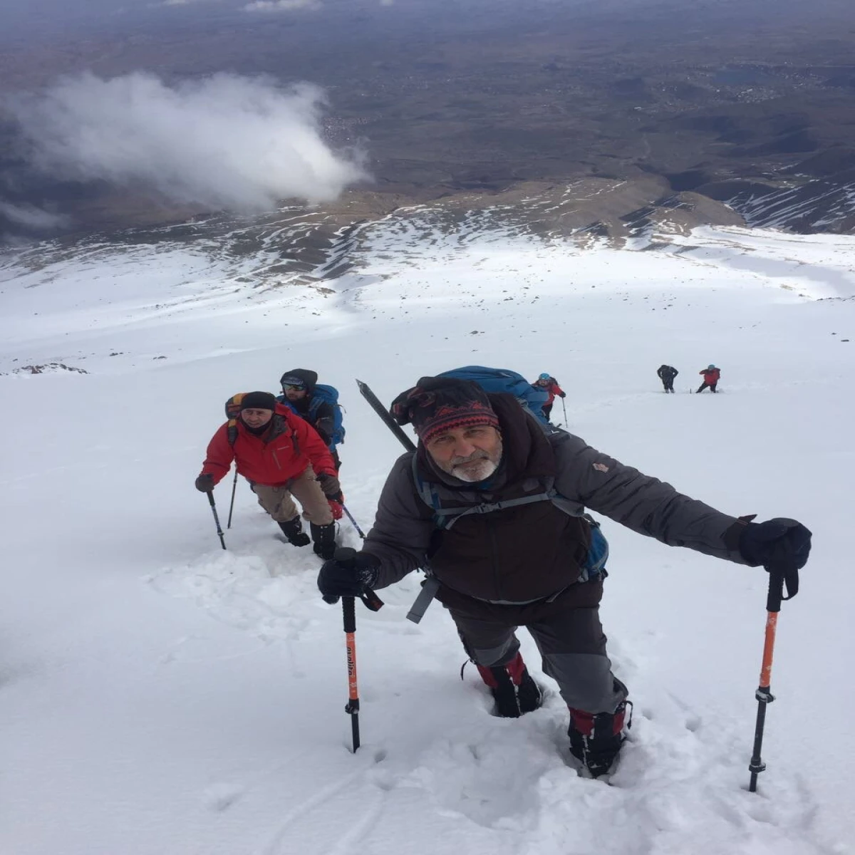 Evolite Speed-Lock Dıştan Kilitli Trekking Batonu - Turuncu