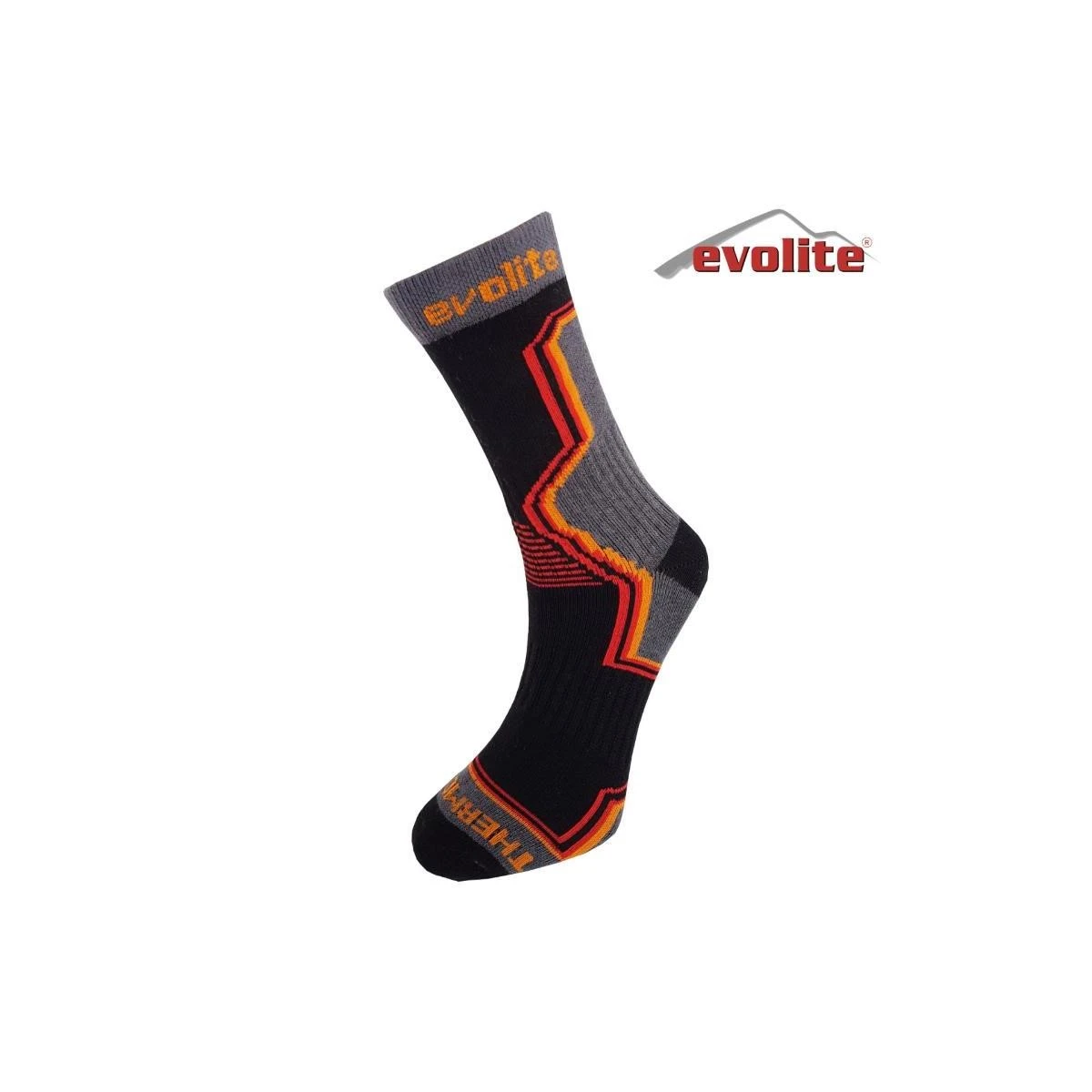 Evolite Over Thermolite Termal Çorap - 39-42 - Turuncu-Gri