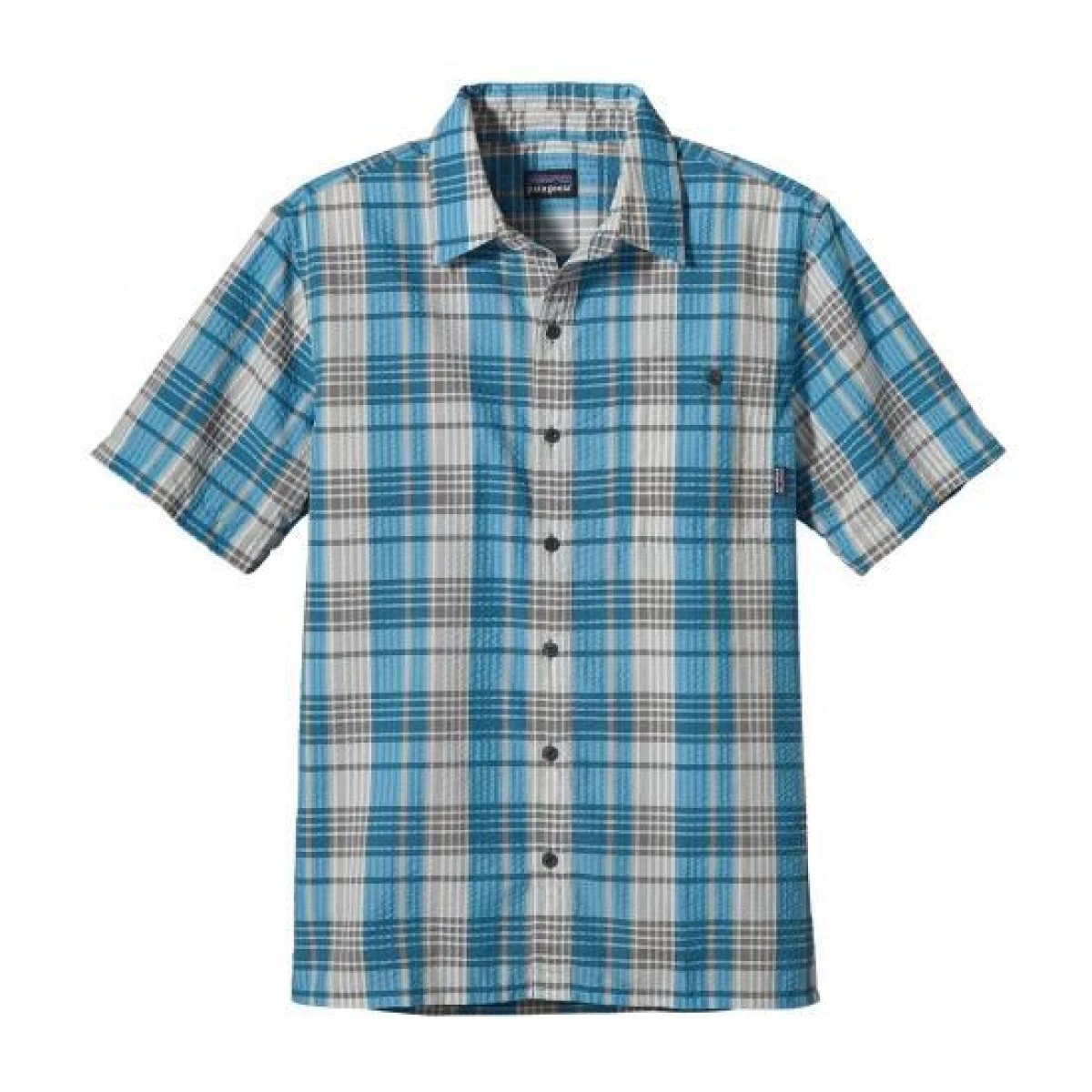 Patagonia Men's Puckerware® Shirt - Mavi-Beyaz - M