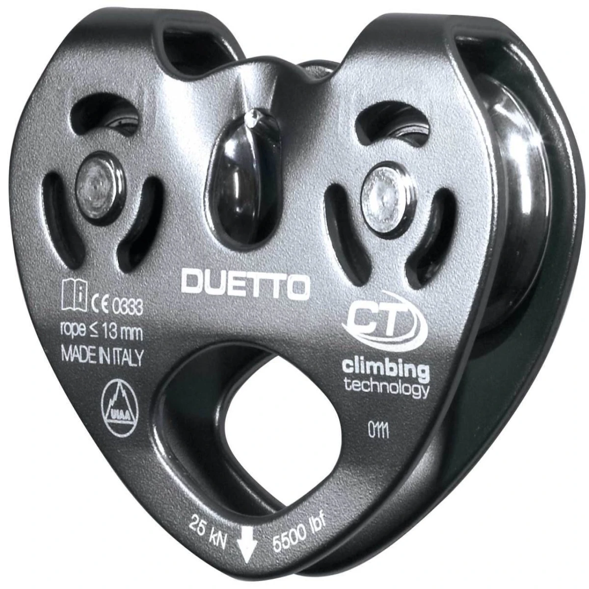 CLIMBING TECHNOLOGY Duetto Çiftli Makara 25 KN 13MM