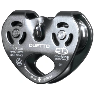 CLIMBING TECHNOLOGY Duetto Çiftli Makara 25 KN 13MM