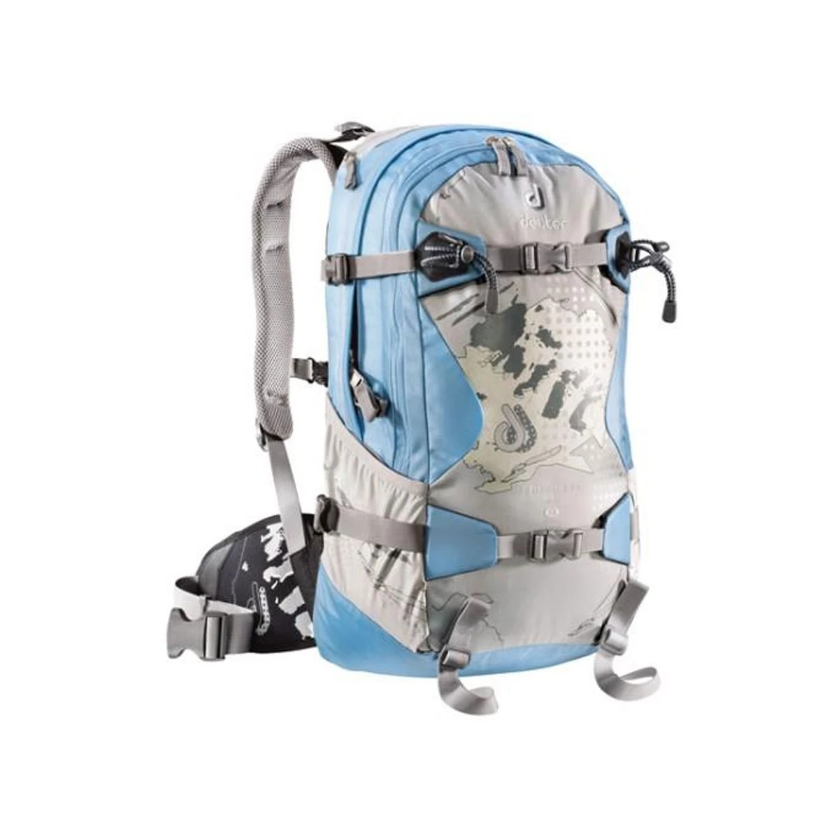 DEUTER Freerider 24 Lt Bayan Sırt Çantası Gri-Mavi