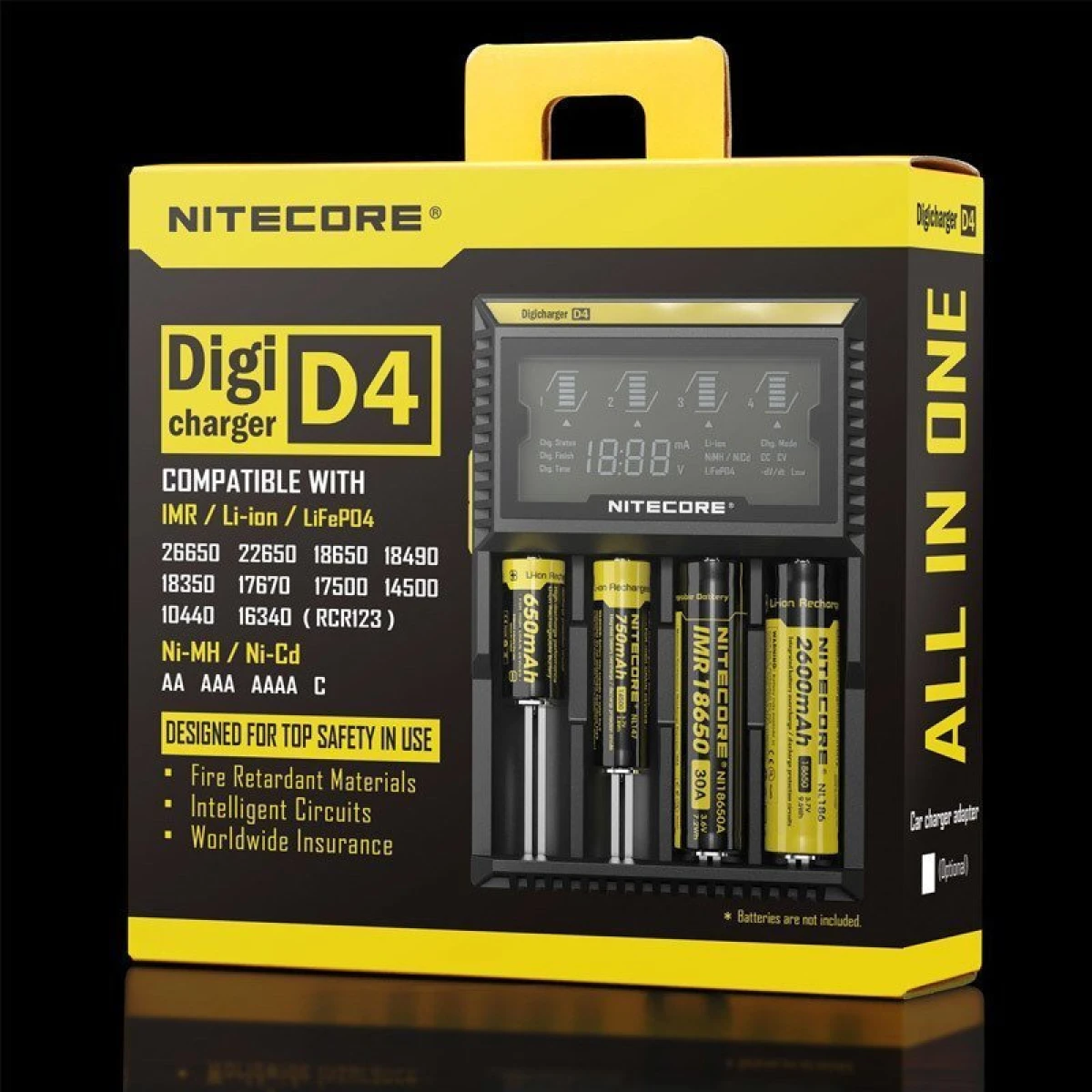 NITECORE D4 Pil Dolum Kiti
