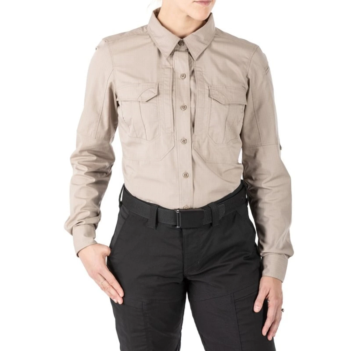 5.11 STRYKE SHIRT KHAKI BAYAN GOMLEK - M