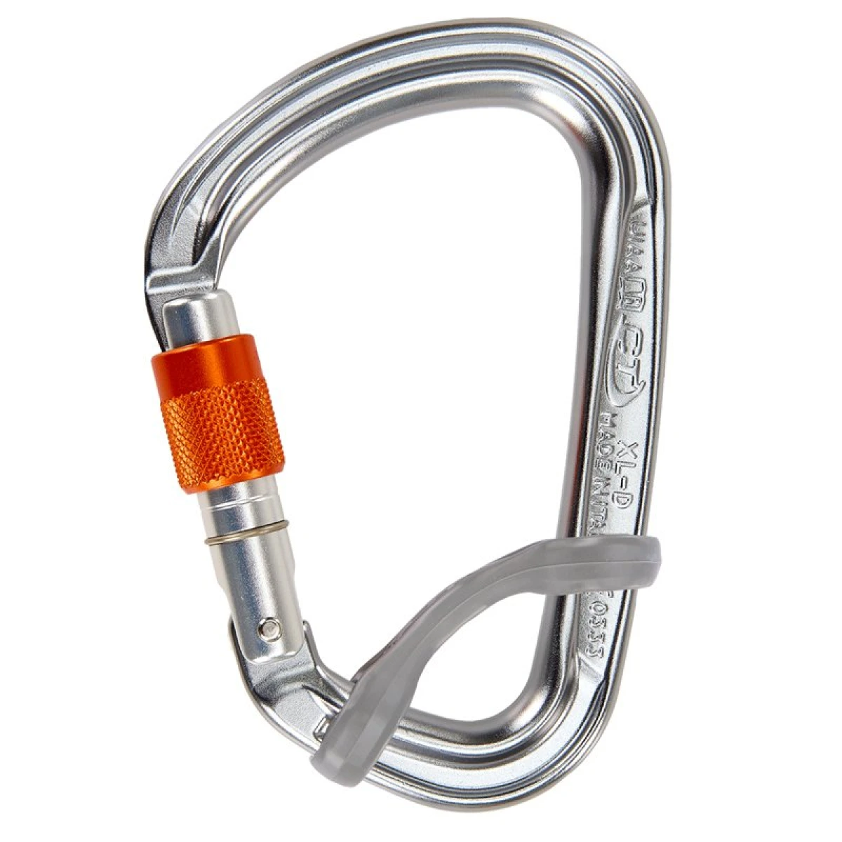CLIMBING ALU XL-D SG GREY/LOB KARABINA
