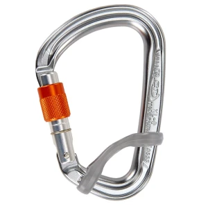 CLIMBING ALU XL-D SG GREY/LOB KARABINA