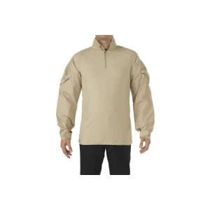 5.11 RAPID ASSAULT KHAKI SHIRT - L