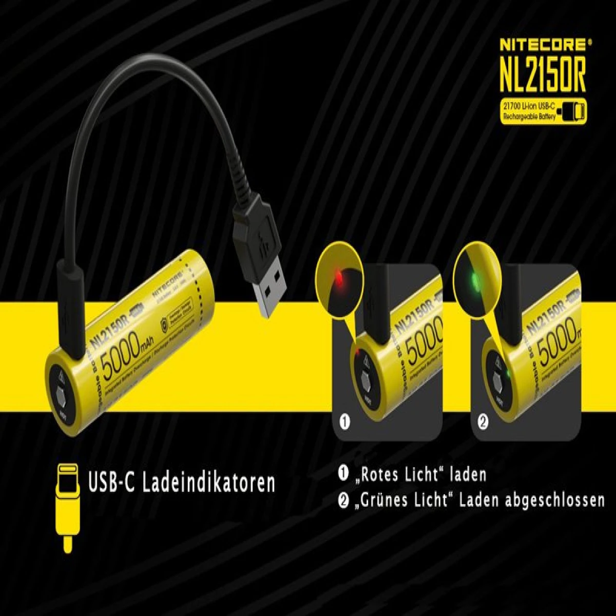 NITECORENITECORE 5000MAH 3.6V USB SARJLI PIL