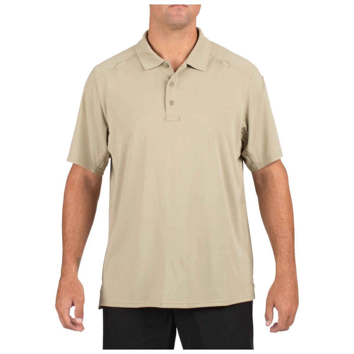 5.11 CHARCOAL S/S HELIOS POLO T-SHIRT - L