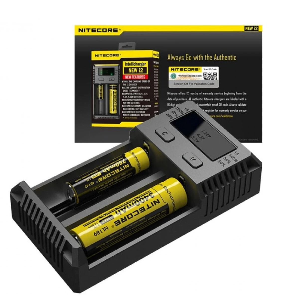 NITECORE New L2 Pil Dolum Kiti (İntelli Charger)