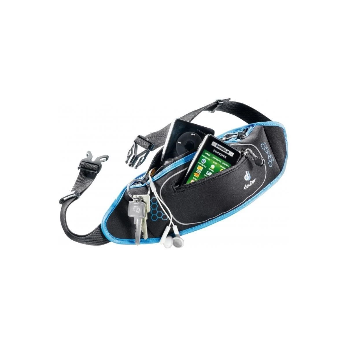DEUTER NEO BELT II BEL CANTASI - SIYAH - SERIN MAVI