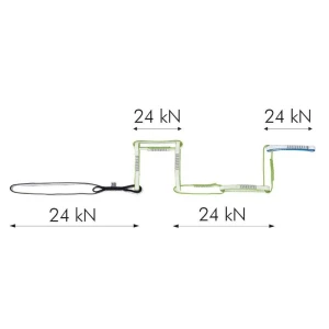 CLIMBING Multi Chain Evo Perlon 125 Cm