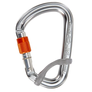 CLIMBING ALU XL-D SG GREY/LOB KARABINA