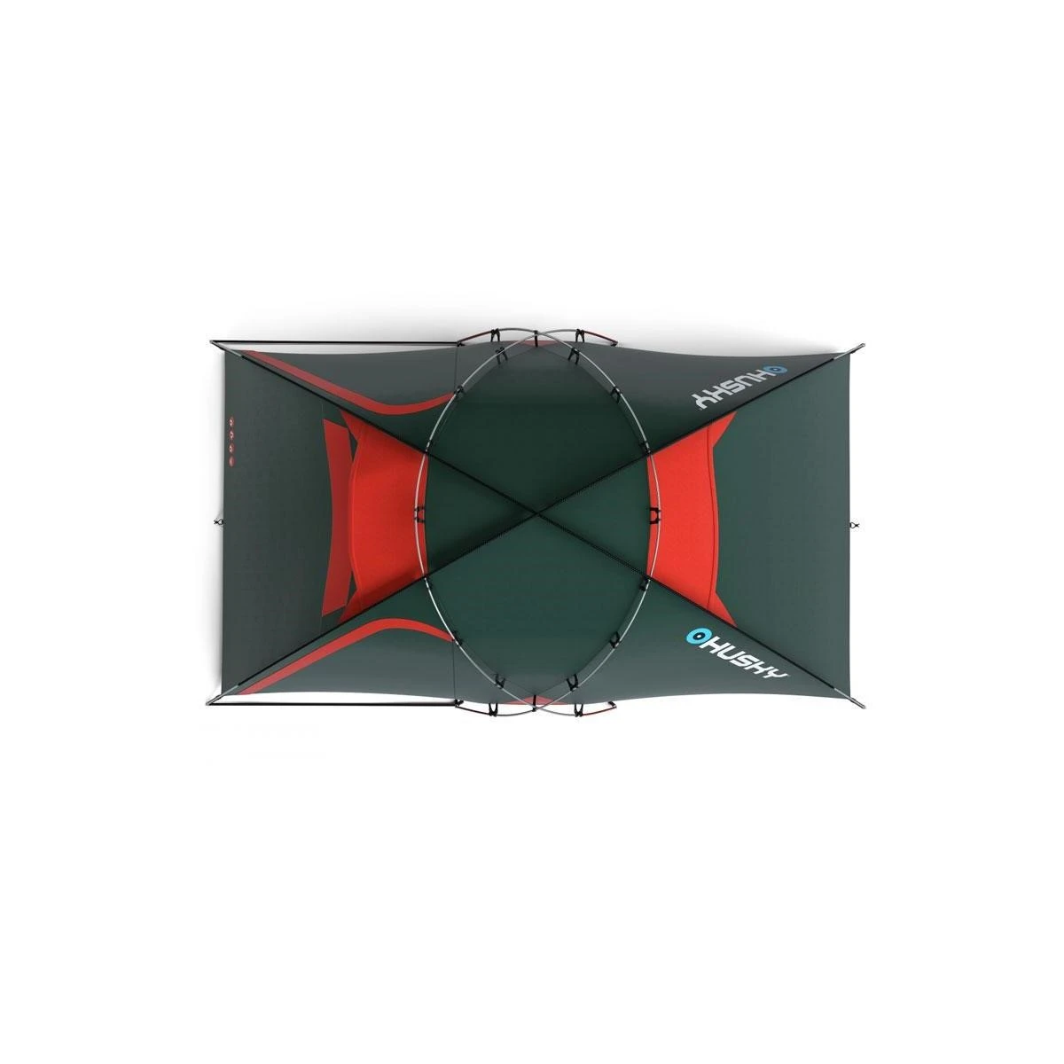 HUSKY FELEN 2+1 KISILIK CADIR - YEŞİL