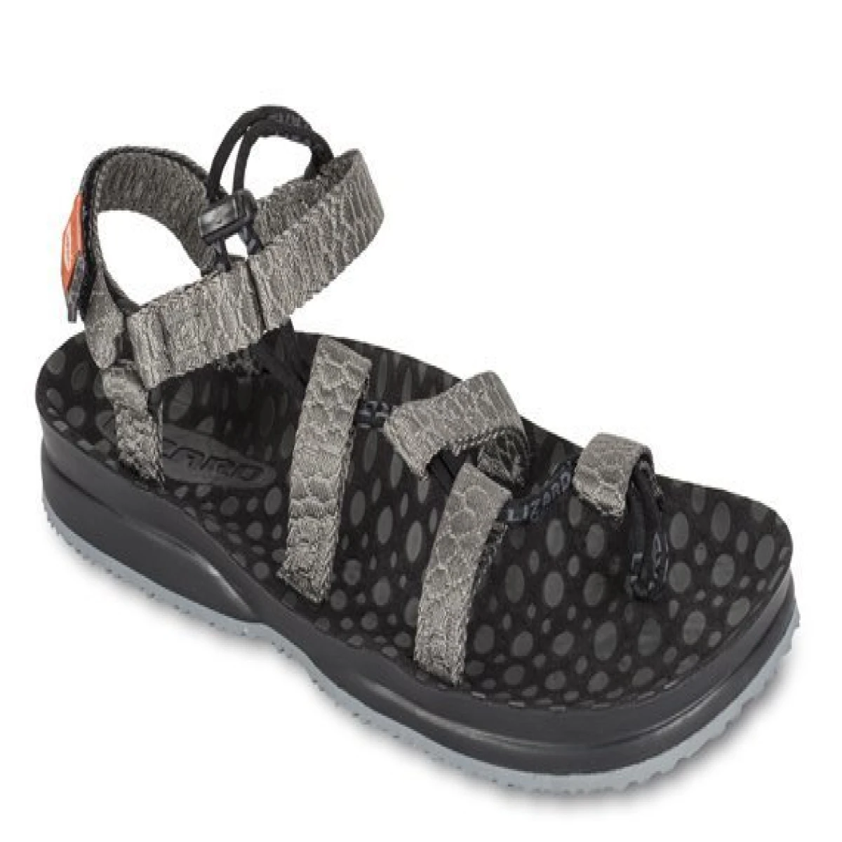 LIZARD HEX H2O SKIN GRI SANDALET - 36