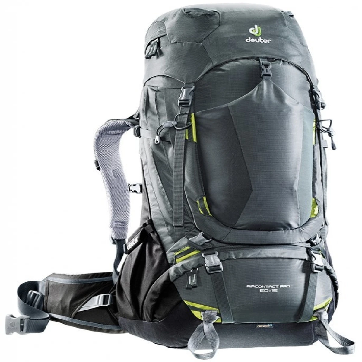 DEUTER AIRCONTACT PRO 60+15 SIRT CANTASI - LAV - ANTRASİT (528)