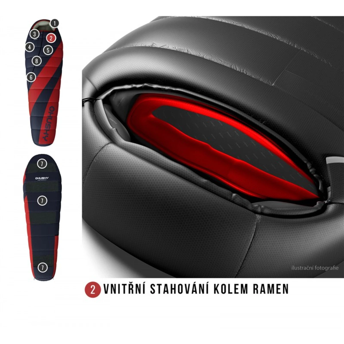 Husky Emotion -22C Uyku Tulumu Gri